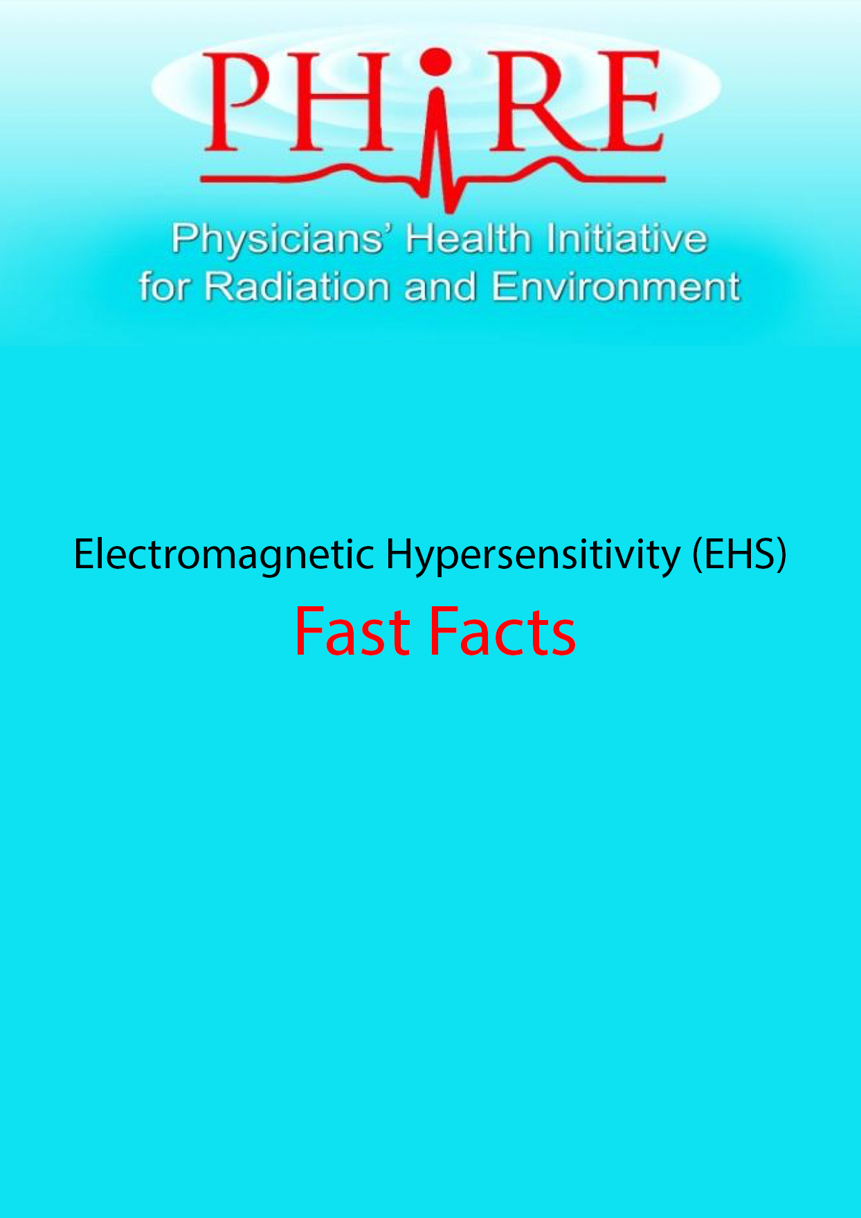 Electromagnetic Hypersensitivity (EHS) Fast Facts